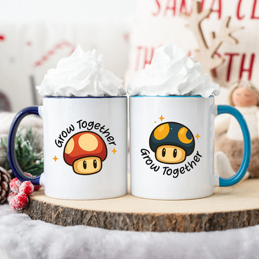 Mushroom Power Matching Mugs For Couples